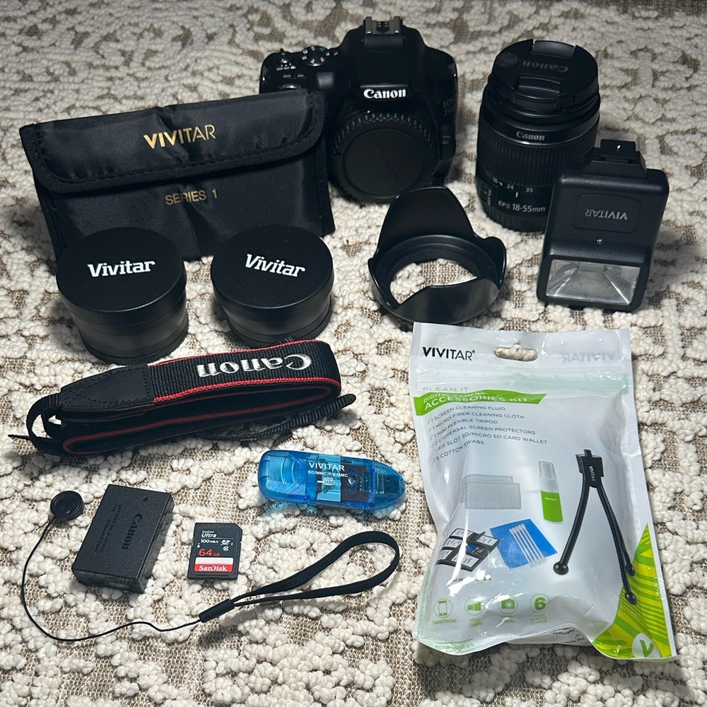 Canon EOS 250D + Camera Backpack Bundle - Picture 4 of 9